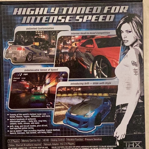 Need For Speed Underground PlayStation 2 Game Hot Pursuit & Gran Turismo PS2 Lot - Picture 7 of 12